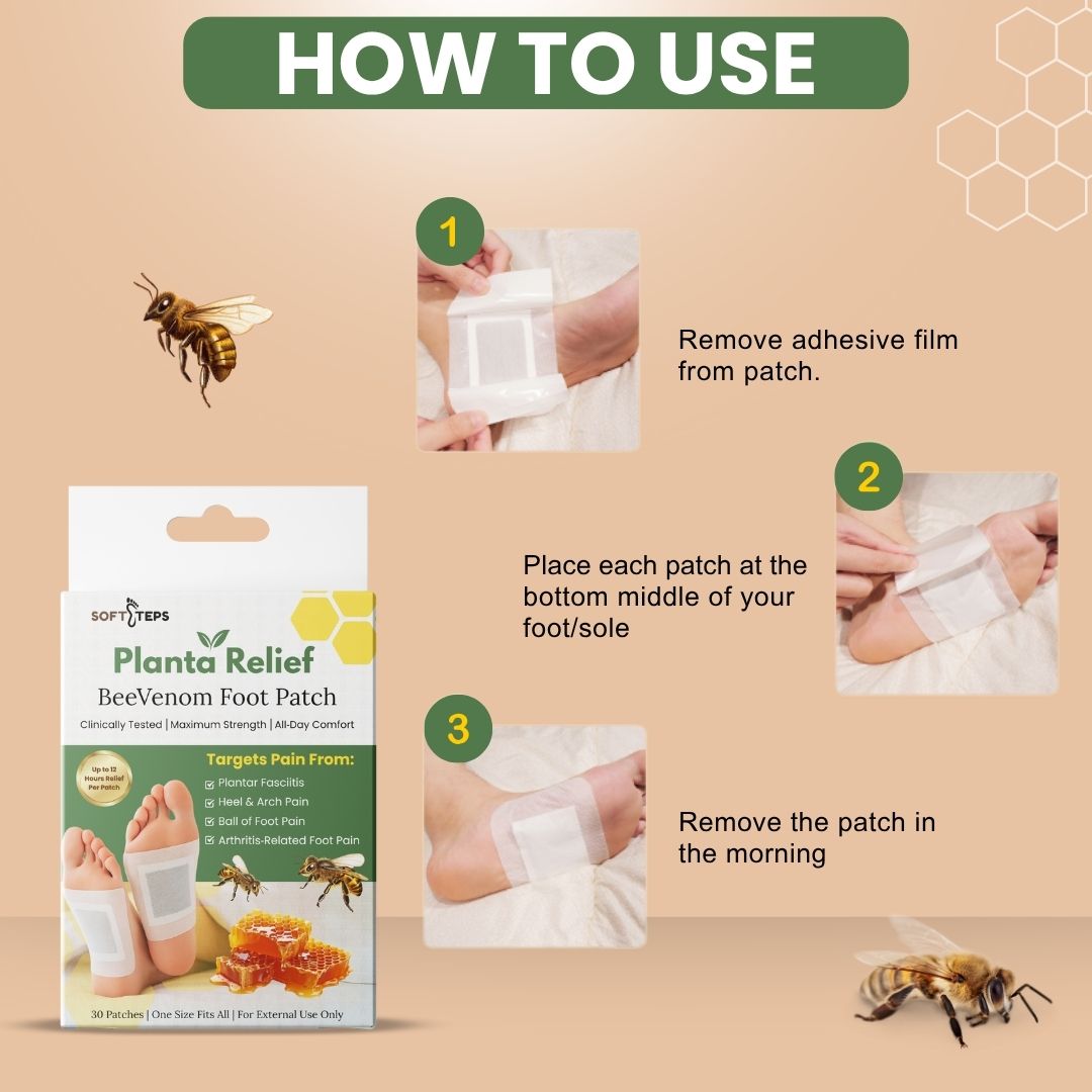 Softsteps Planta Relief – BeeVenom Foot Patch