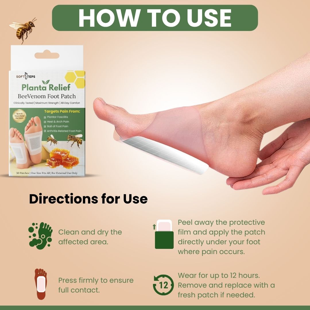 Softsteps Planta Relief – BeeVenom Foot Patch