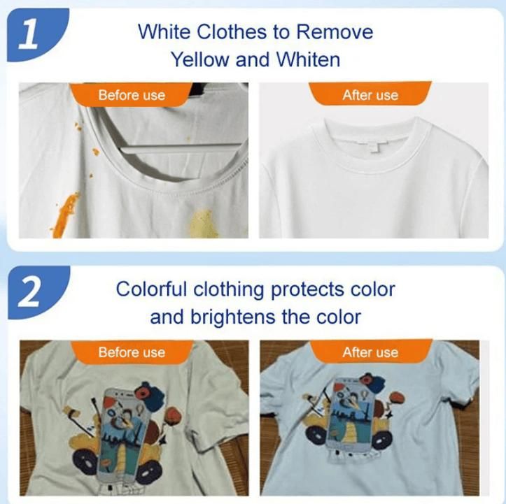 8 in 1 Colour Bleach Laundry Detergent Stain Remover ( BUY 1 GET 1 FREE ) Regular price